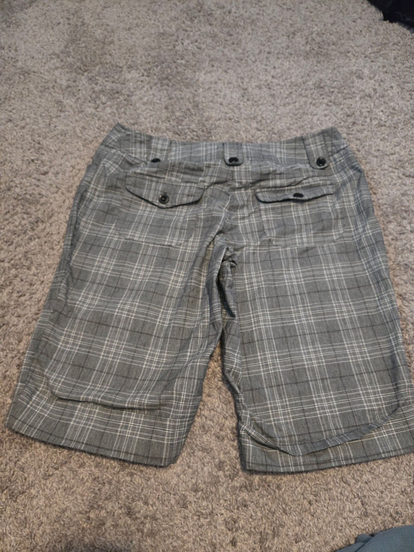 Maurice Gray and White Plaid Shorts