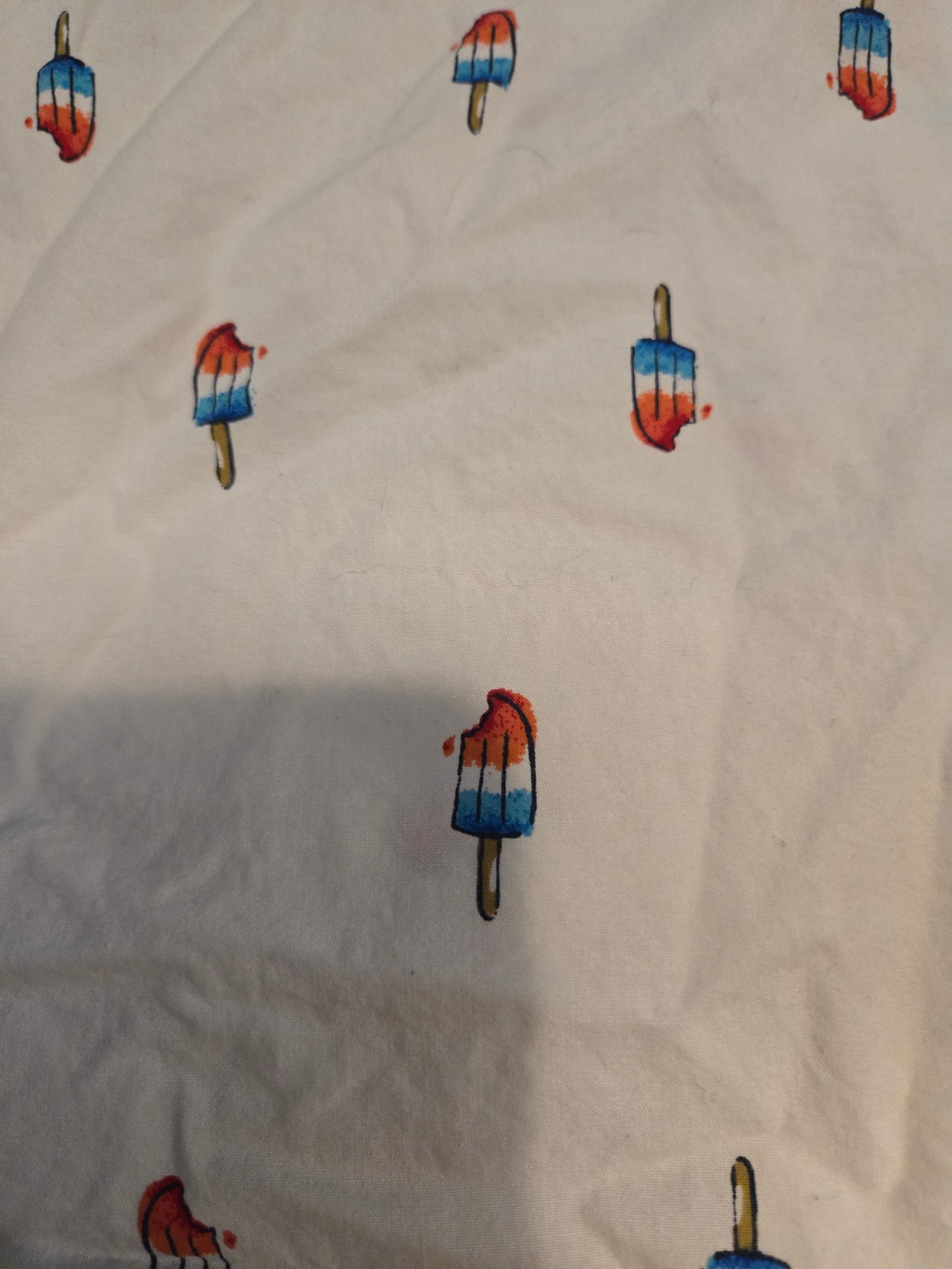 Aeropostle White Popsicle Short Sleeve Button Up Shirt