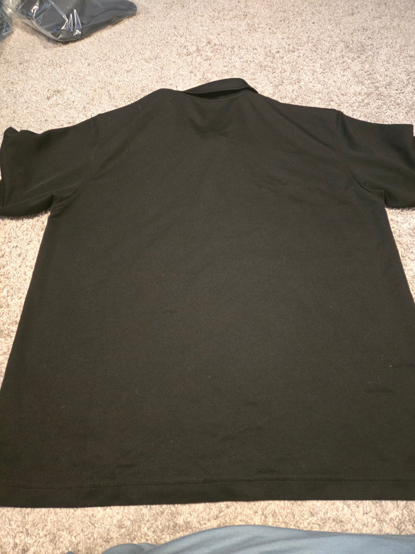 Black Short Sleeve Polo Shirt