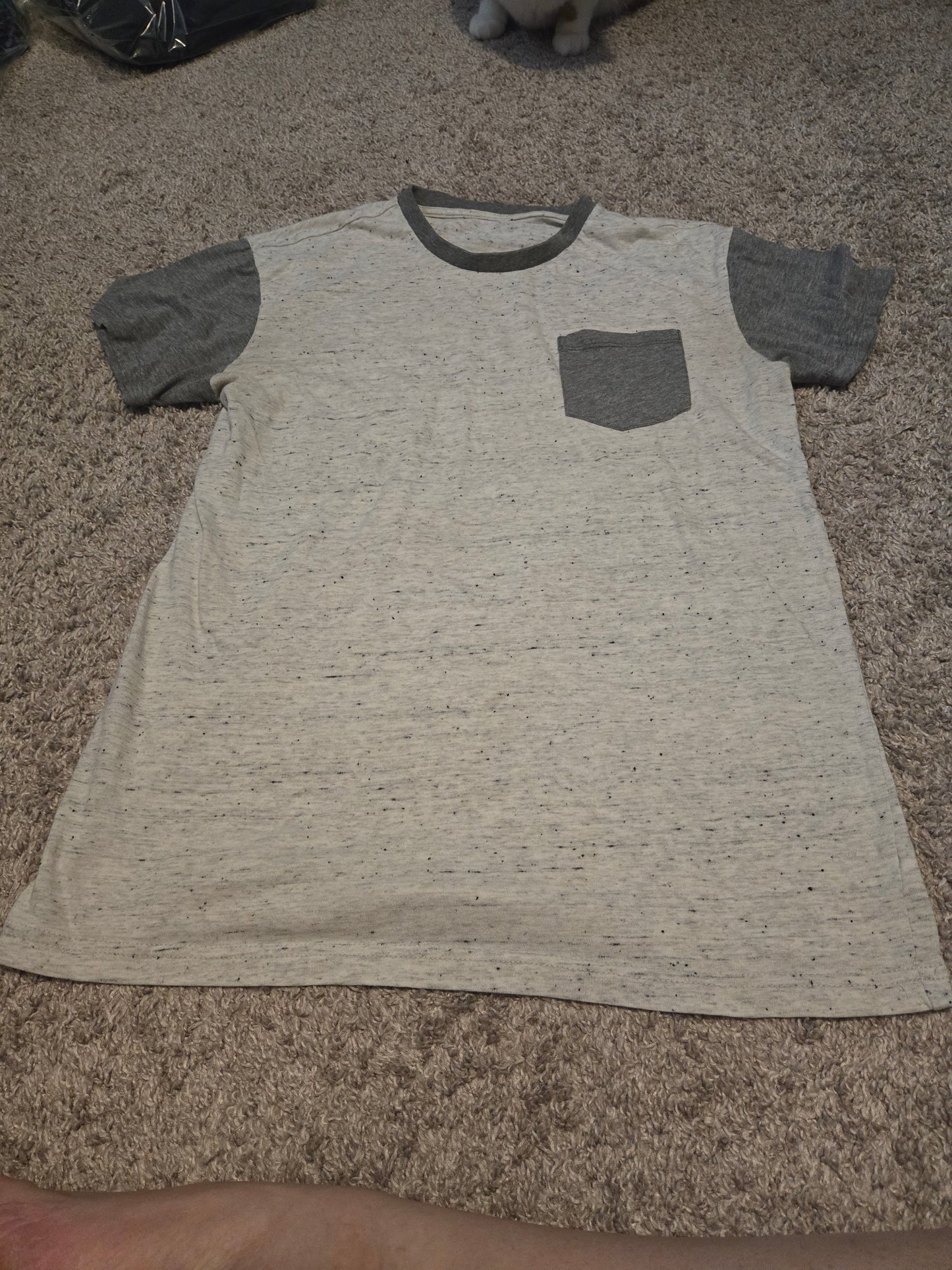 Gray Short Sleeve Shirt