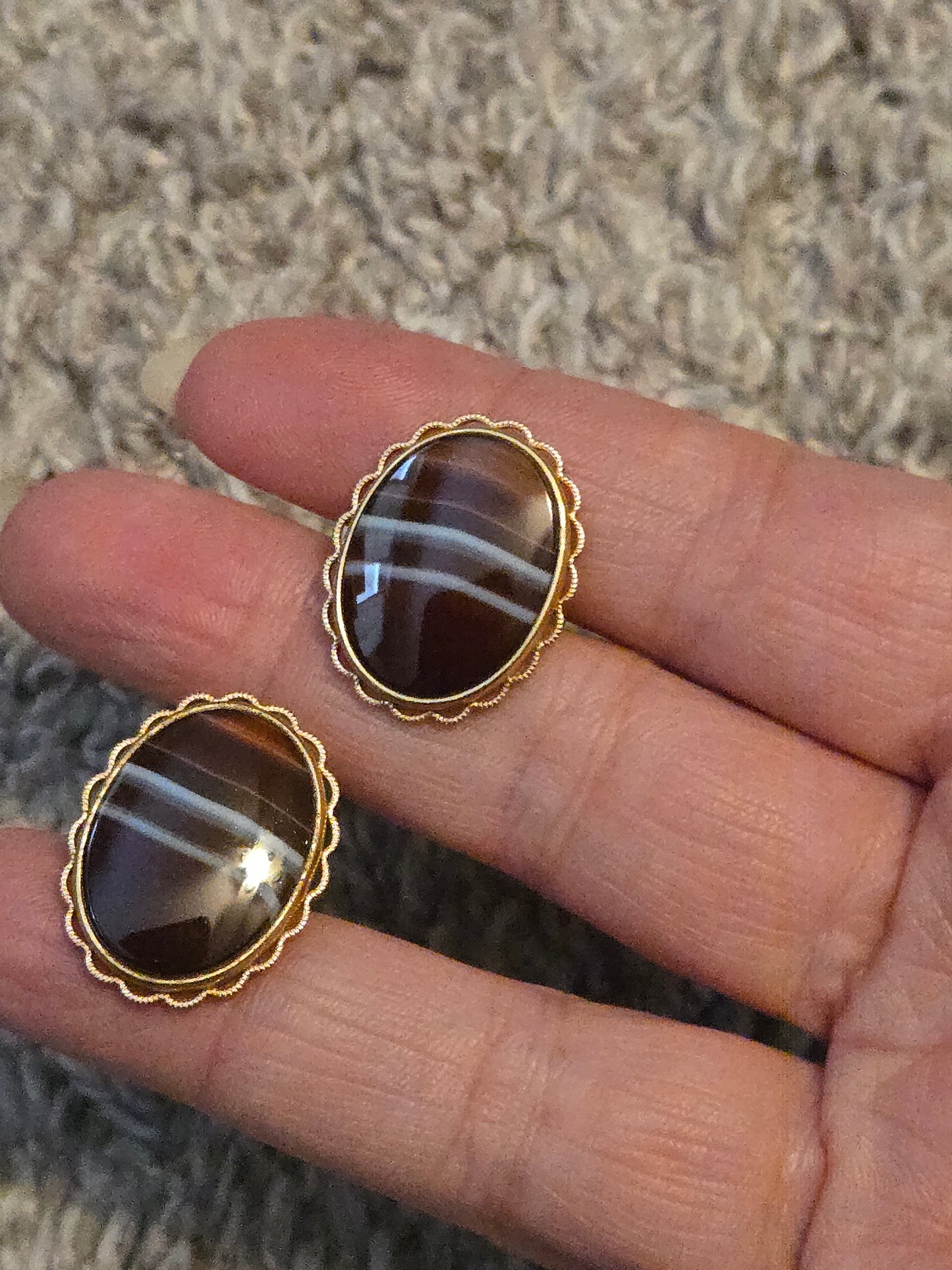 Cats Eye Cuff Links