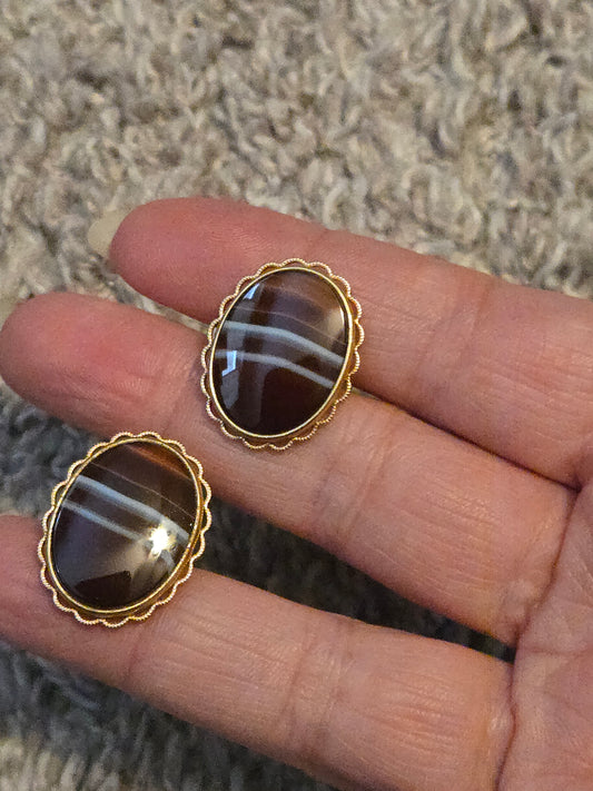 Cats Eye Cuff Links