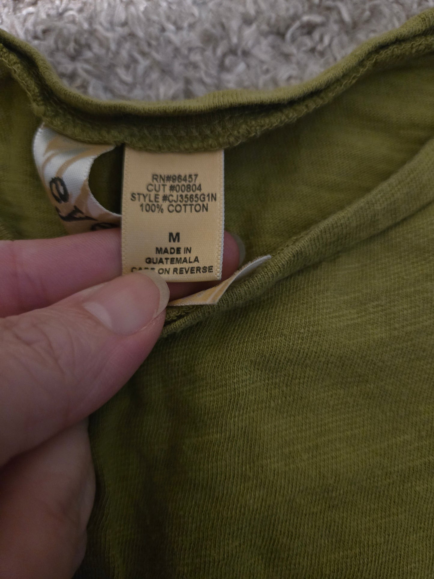 Eyeshadow Green Short Sleeve Shirt  Medium
