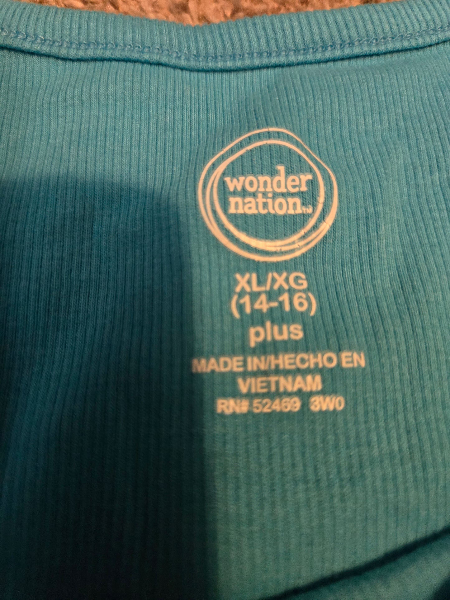 Wonder Nation Light Blue Sleeveless Tank Top