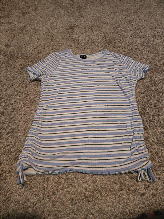 Art Class Youth Blue and white Striped Short Sleeve TShirt