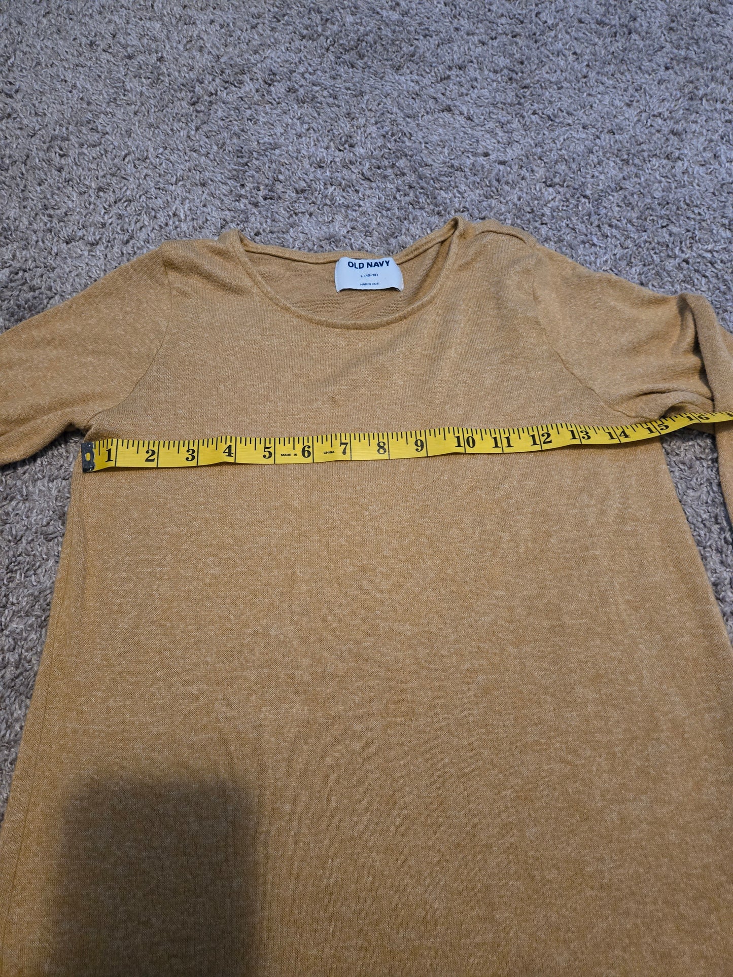 Old Navy Tan Long Sleeve Sweater - Size L