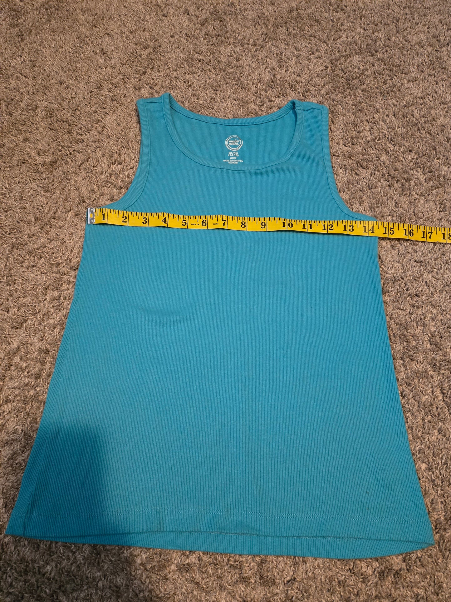 Wonder Nation Light Blue Sleeveless Tank Top