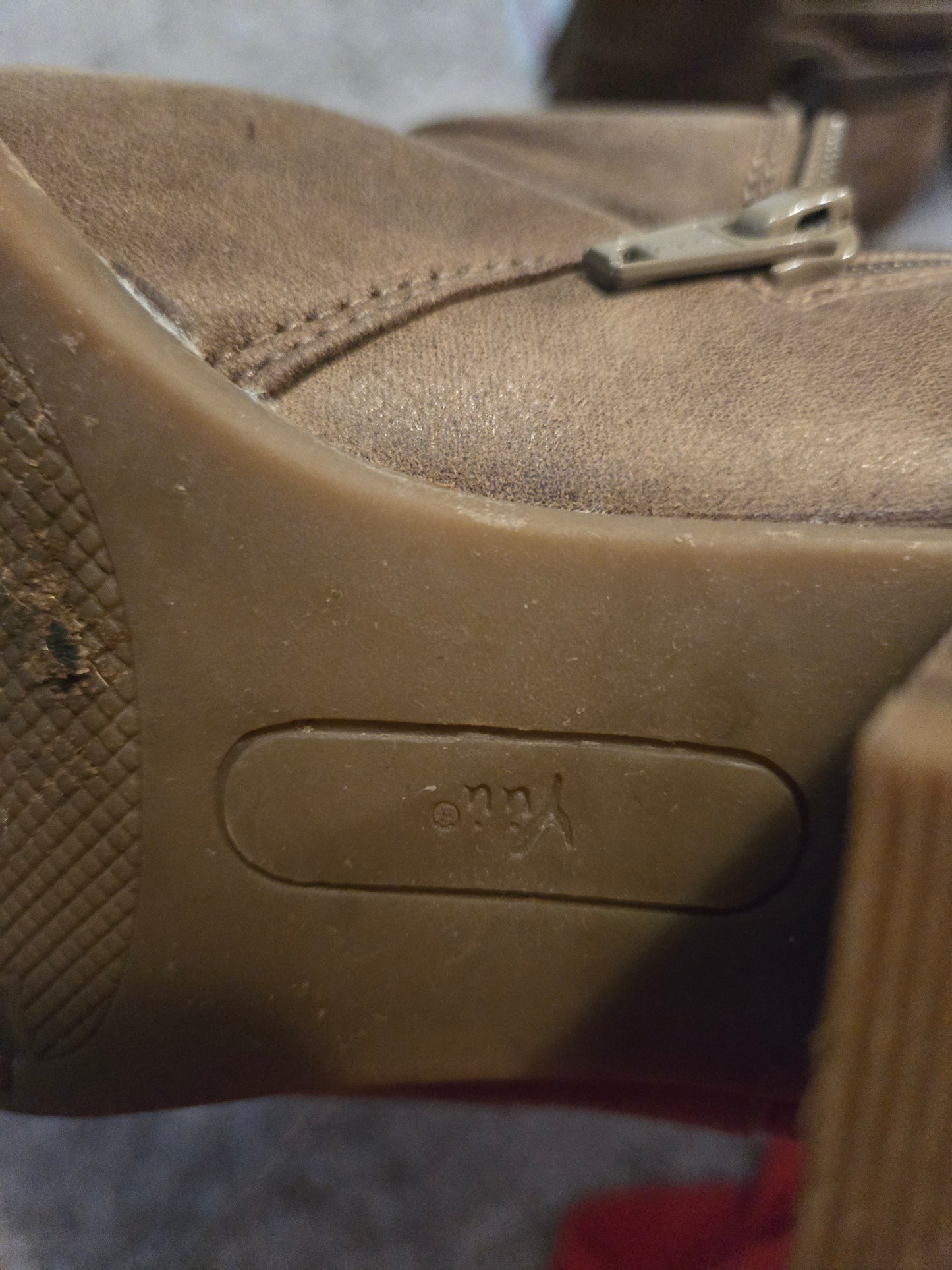 Womens Brown Ankle Boots Size 9