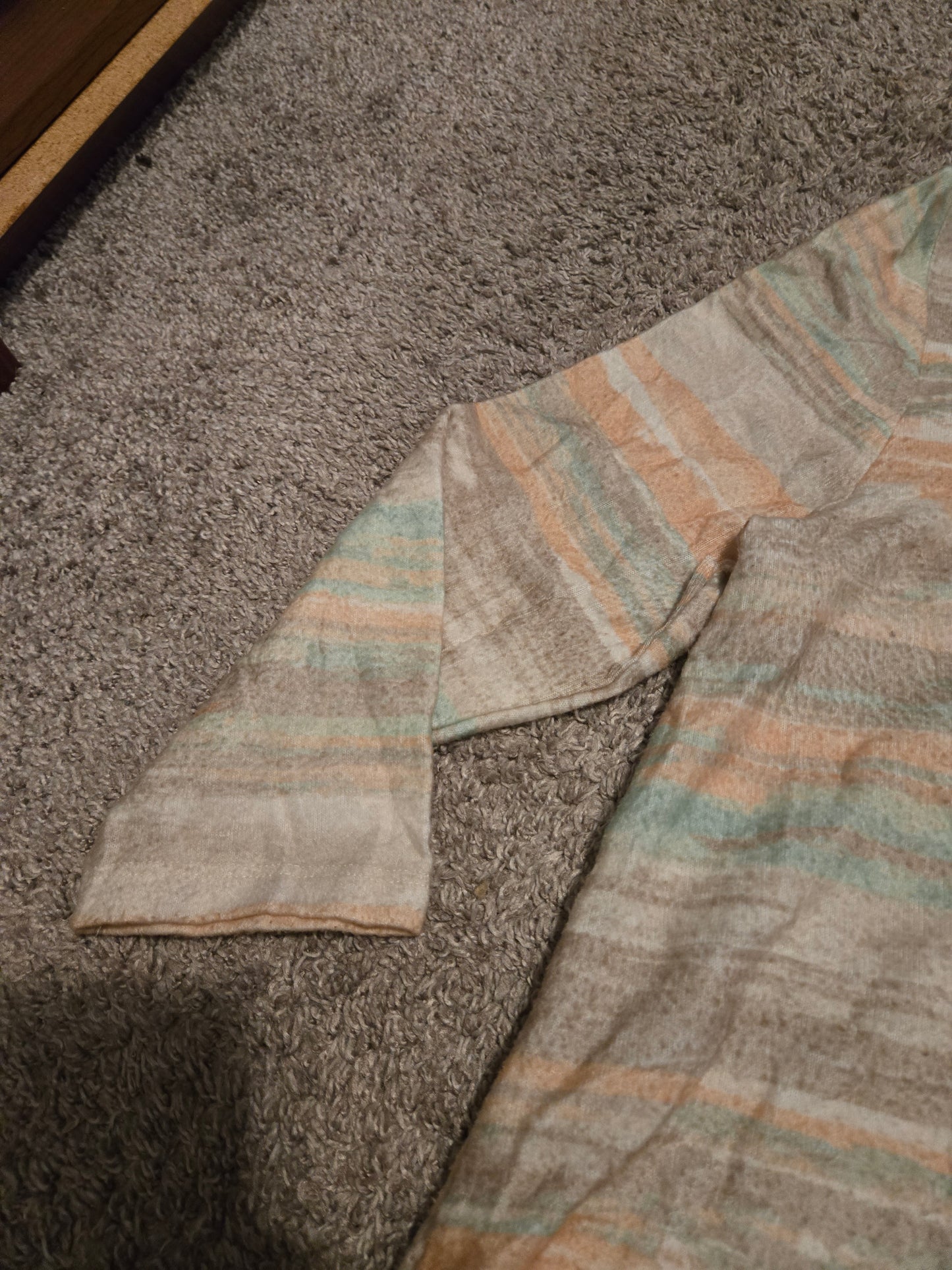 Ruby Rd. Pastel Multicolor Long Sleeve Shirt