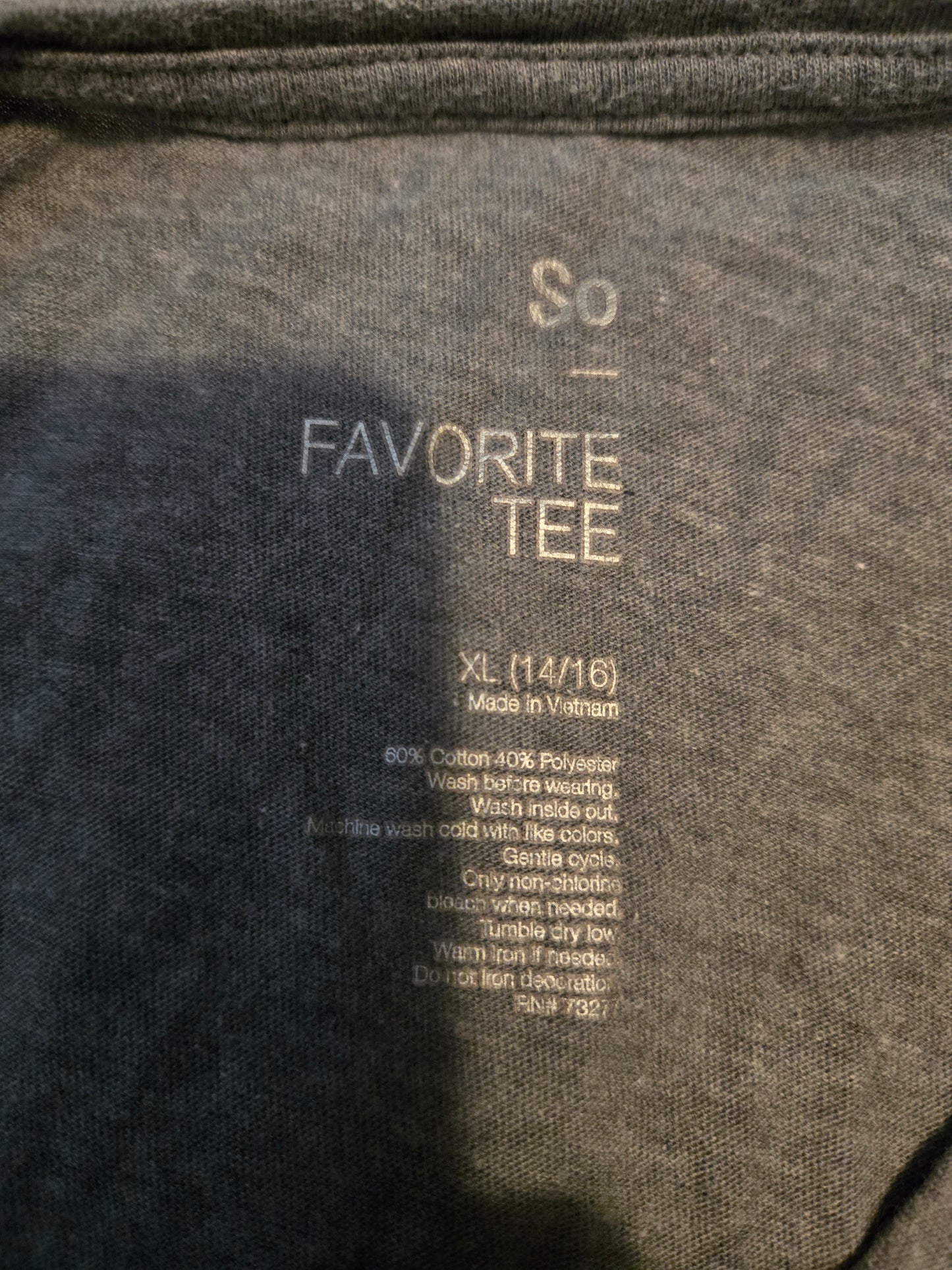 So Favorite Tee Gray Long Sleeve Shirt Stars