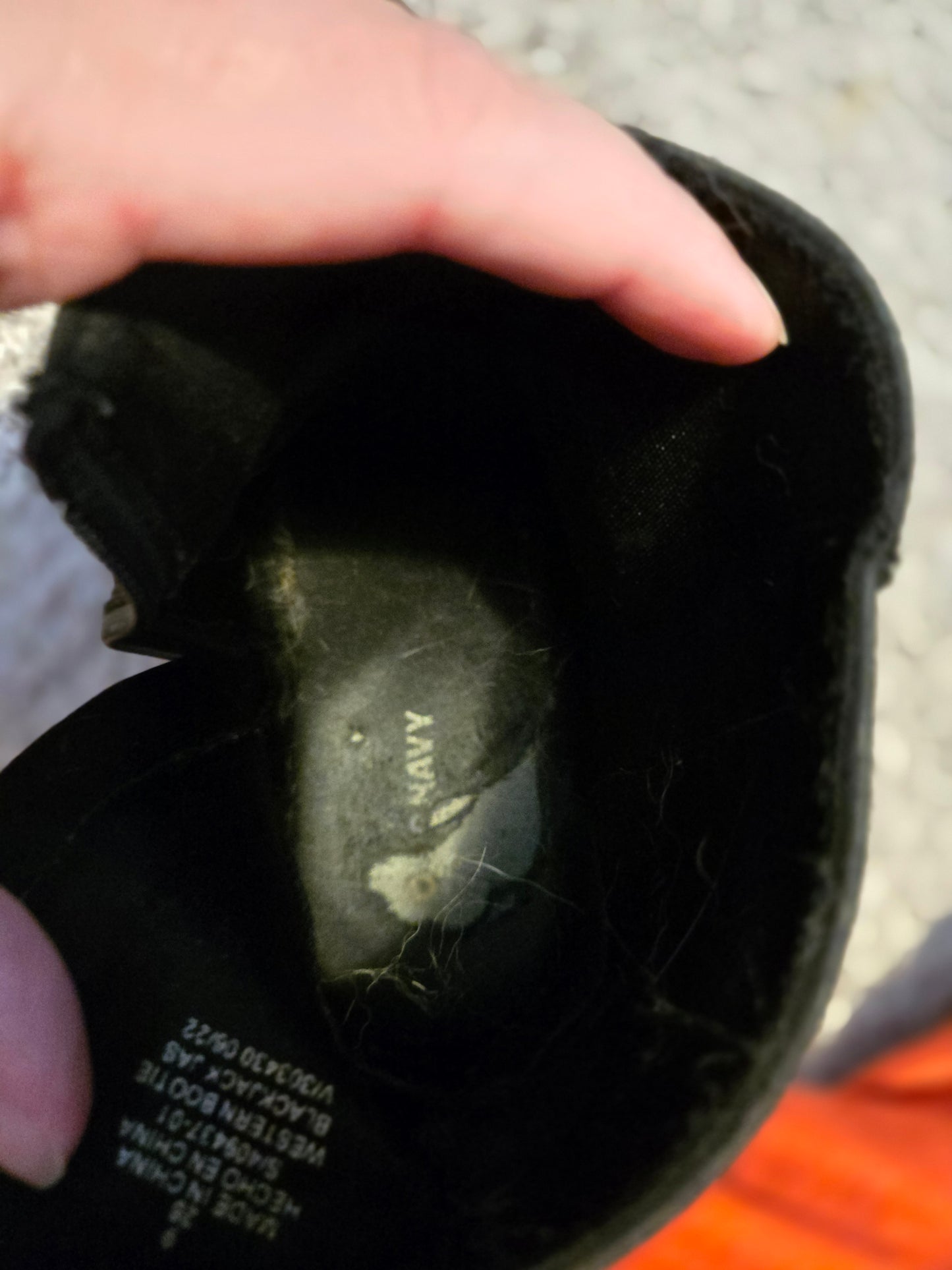 Old Navy Black Suede Booties  On Zip Up Womens 9.5