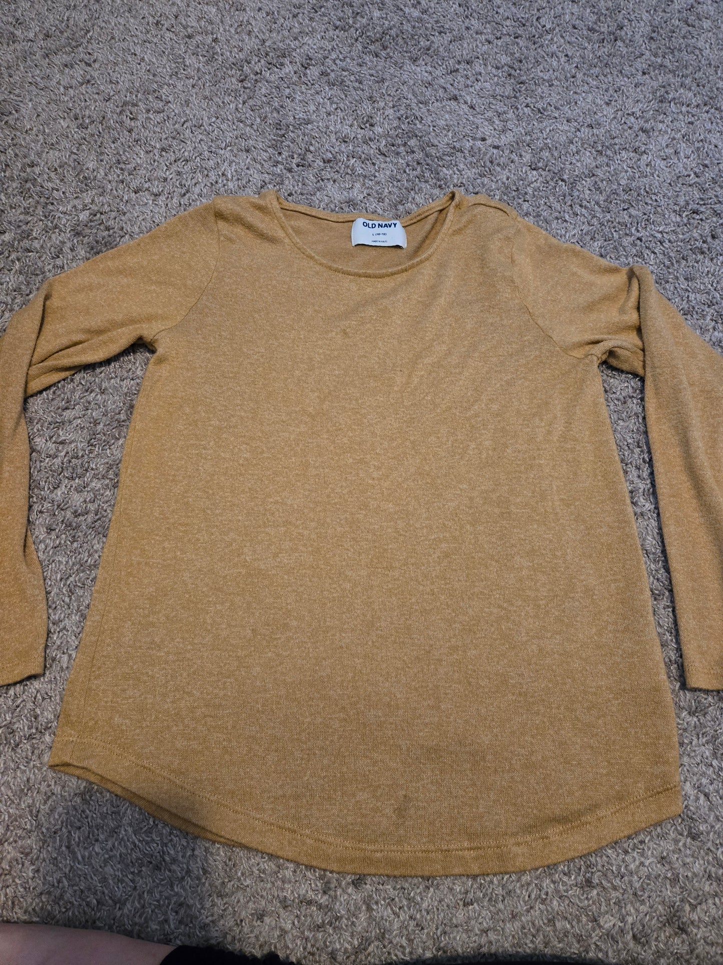 Old Navy Tan Long Sleeve Sweater - Size L