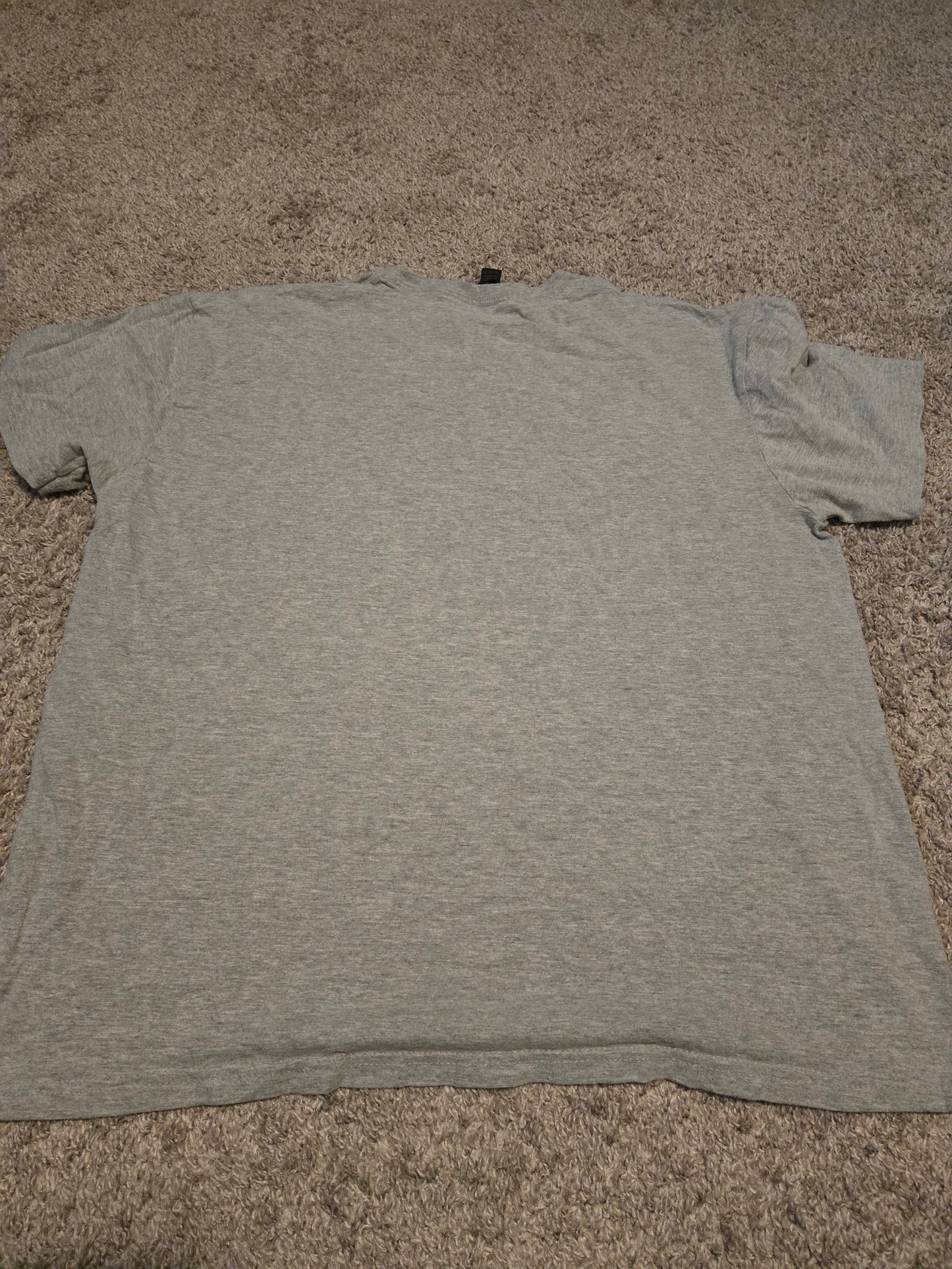 St Jude Womens T-shirt Light Gray Crew Neck Graphic Print Short Sleeve