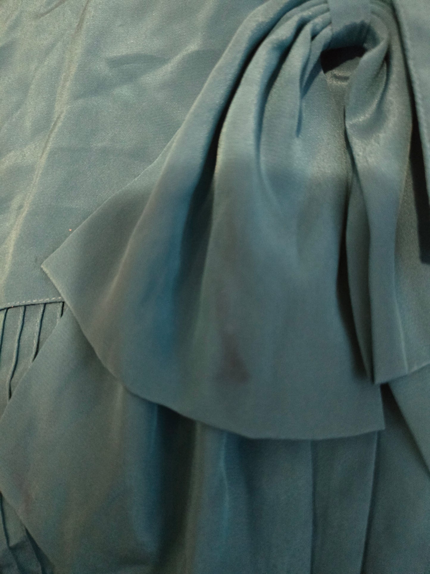 Vintage HANA SUNG Blue SECRETARY DRESS Women’s Size 12