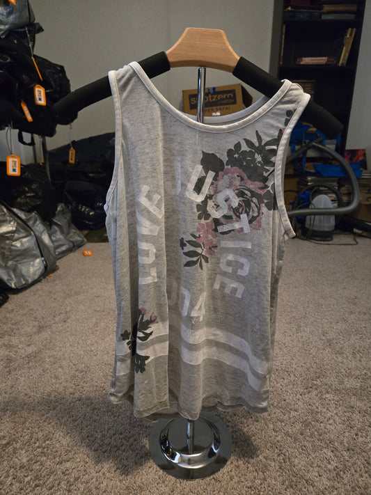 Love Justice 2004 Youth Gray Sleeveless Tank Top