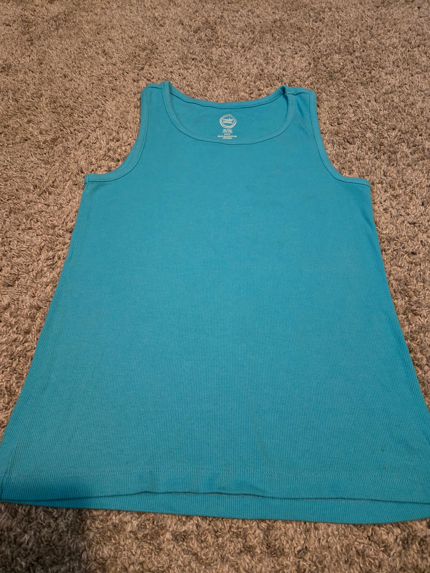 Wonder Nation Light Blue Sleeveless Tank Top