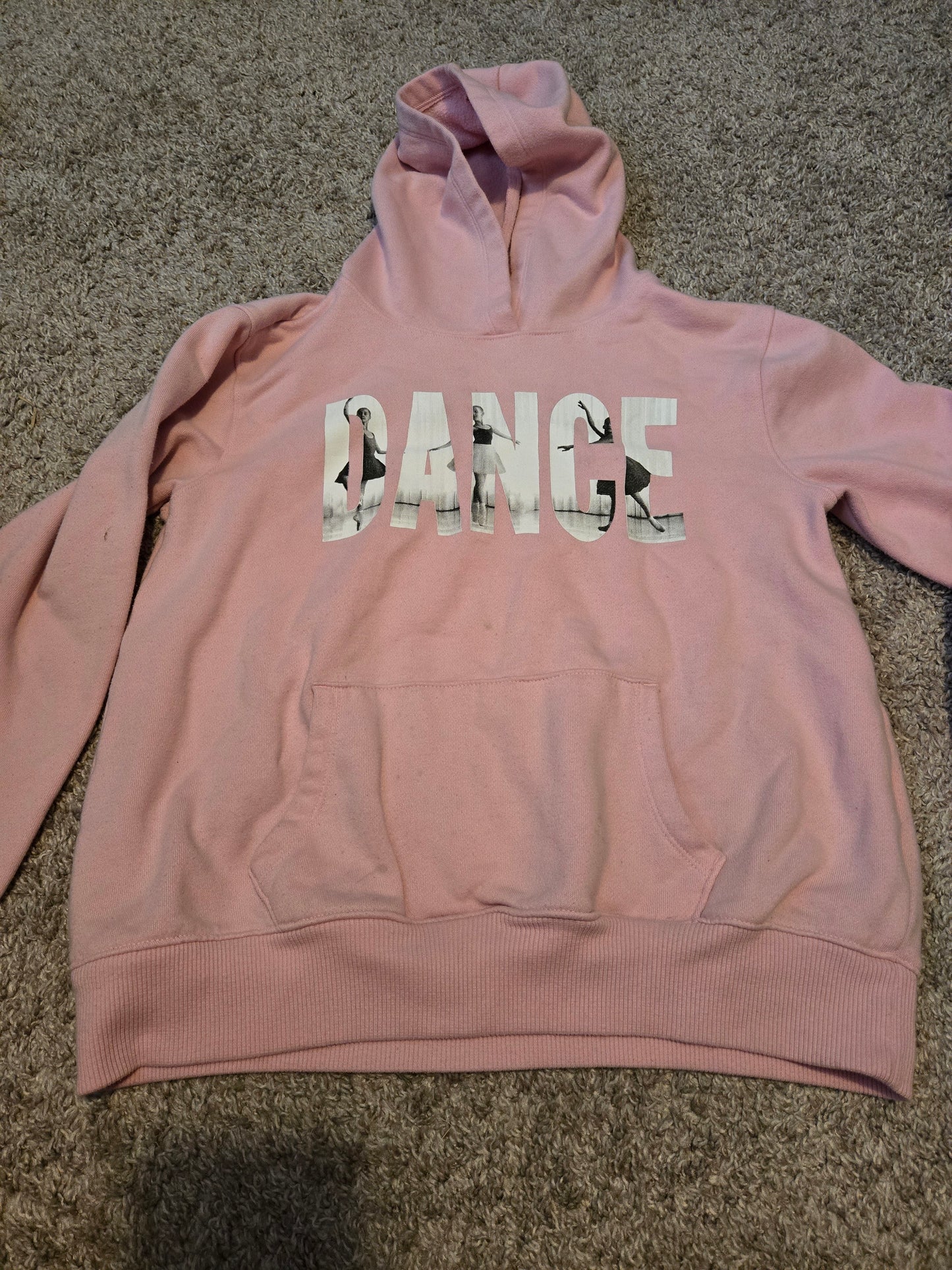 Wonder Nation Pink Hoodie Size L "Dance