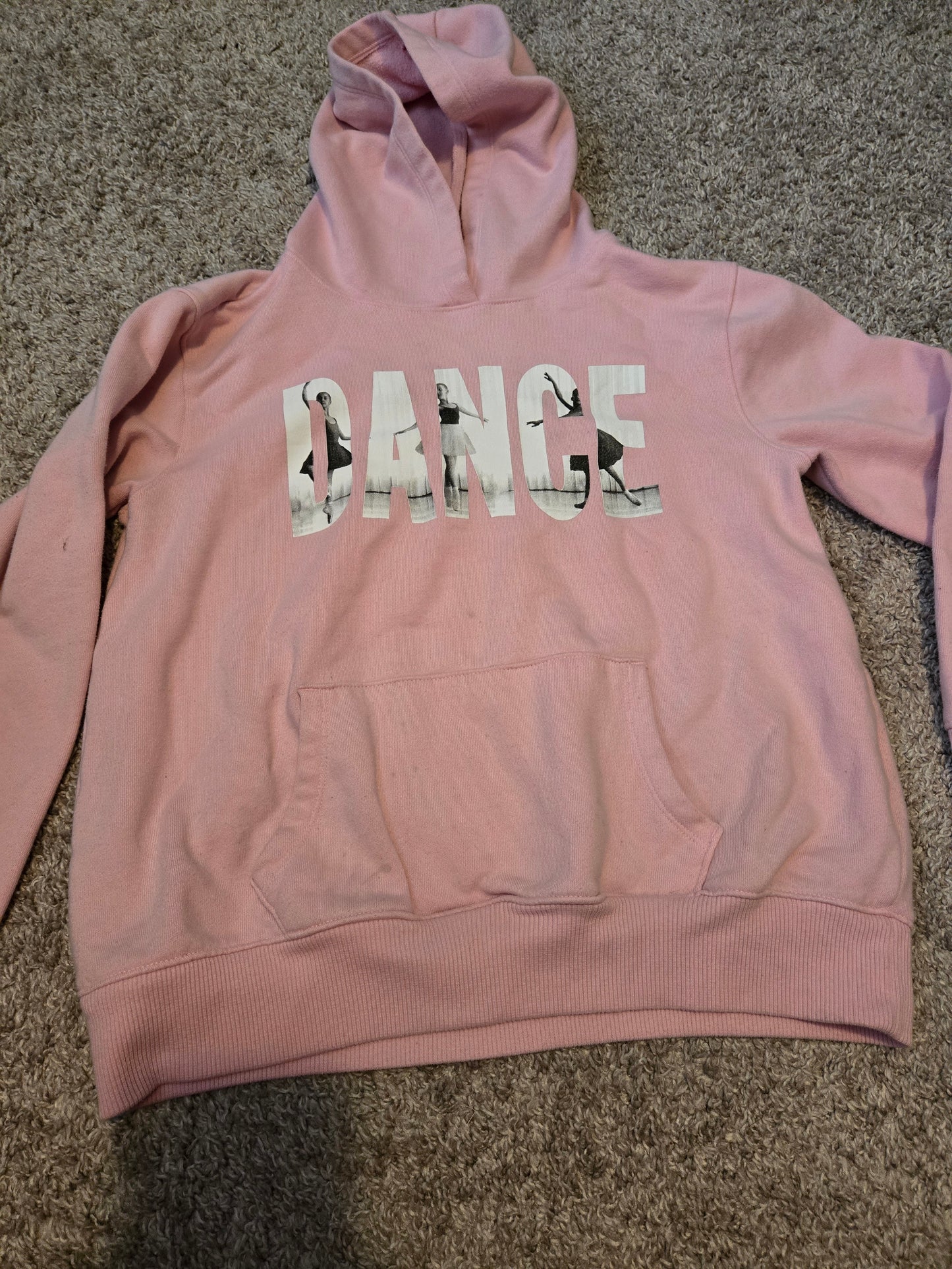 Wonder Nation Pink Hoodie Size L "Dance