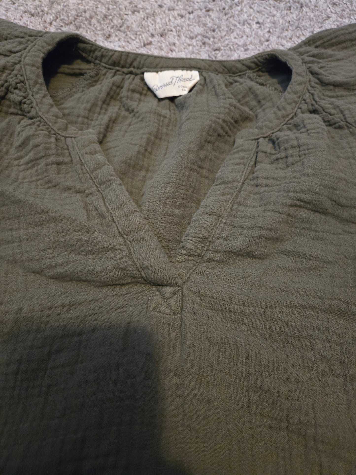 Universal Thread Green Short Sleeve Shirt Size S