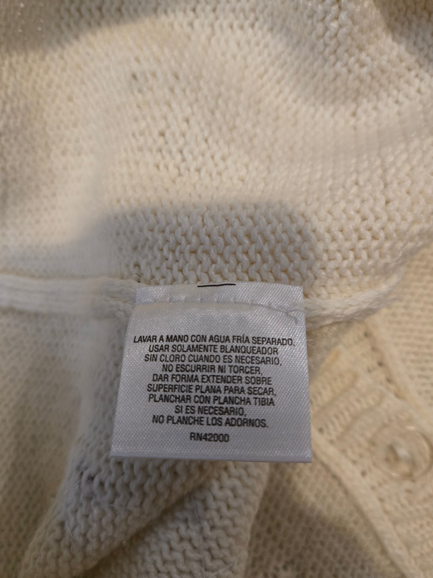 Holiday Button Up Vest Medium  Knit